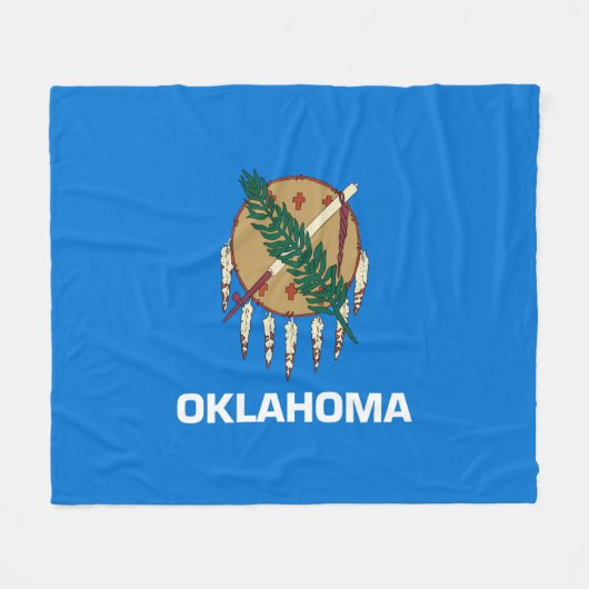 Couverture Polaire Design de l'Oklahoma State (Devant (Horizontal))