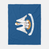 Couverture Polaire Design de Louisiana State Flag (Devant)