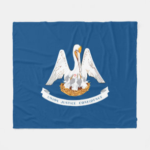 Couverture Polaire Design de Louisiana State Flag