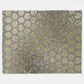 Couverture Polaire Design de luxe Gold et Silver (Devant (Horizontal))
