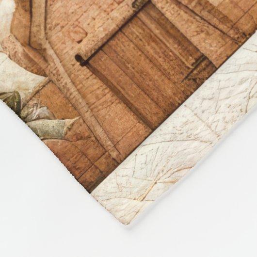 Couverture Polaire Design de Noël doré (Coin)