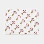 Couverture Polaire Design de Noël zen (Devant (Horizontal))