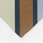 Couverture Polaire Design de rayures de style rétro diagonale (Coin)