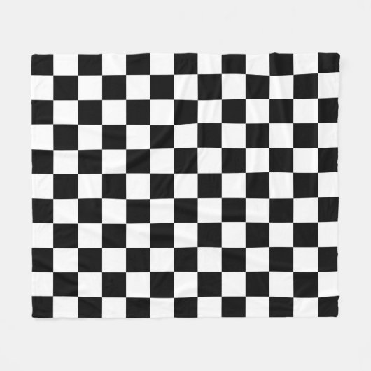 Couverture Polaire Design de sport Checker Flag (Devant (Horizontal))