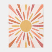 Couverture Polaire Design de style rétro coloré (Devant)