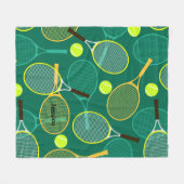Couverture Polaire Design de tennis (Devant (Horizontal))