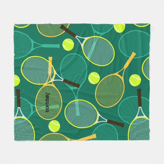 Couverture Polaire Design de tennis (Devant (Horizontal))