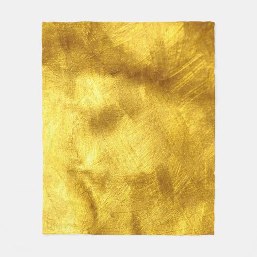 Couverture Polaire Design de Texture Dorée Luxueux (Devant)