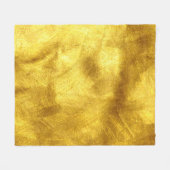 Couverture Polaire Design de Texture Dorée Luxueux (Devant (Horizontal))