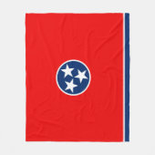 Couverture Polaire Design du drapeau d'état du Tennessee (Devant)