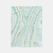 Couverture Polaire design élégant en marbre liquide peint à la main a (Devant)