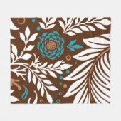 Couverture Polaire Design floral 23 (Devant (Horizontal))