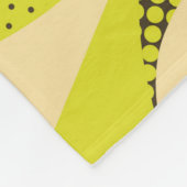 Couverture Polaire Design géométrique coloré Abstrait. (Coin)