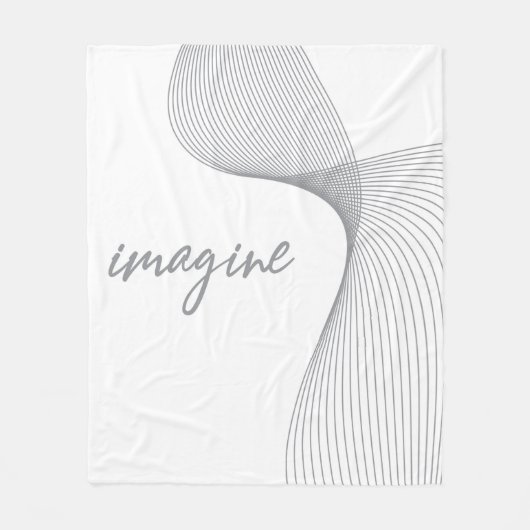 Couverture Polaire Design graphique moderne, simple et élégant d'Imag (Devant)