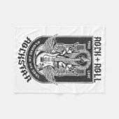 Couverture Polaire Design Guitar Rock (Devant (Horizontal))