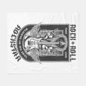 Couverture Polaire Design Guitar Rock (Devant (Horizontal))