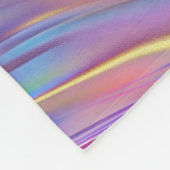 Couverture Polaire Design holographique L'art futuriste et chatoyant (Coin)