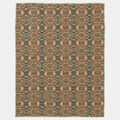 Couverture Polaire Design inspiré du Mexique Multicolore (Devant)