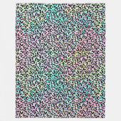Couverture Polaire Design Iridescendant Leopard Series 5 (Devant)