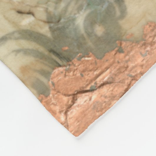 Couverture Polaire Design moderne Fleur De Lis (Coin)