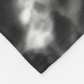 Couverture Polaire Design moderne Retro Photo noir Marbre blanc (Coin)