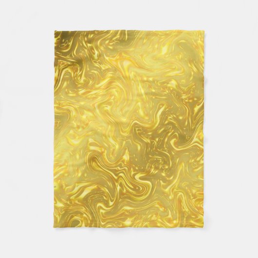 Couverture Polaire design, moderne, tendance, faux or, or, or (Devant)