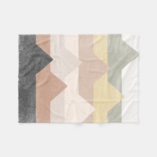 Couverture Polaire Design montagnard Abstrait (Devant (Horizontal))