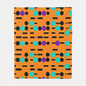 Couverture Polaire Design Motif Abstrait élégant (Devant)