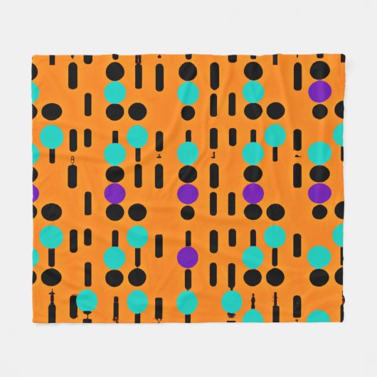 Couverture Polaire Design Motif Abstrait élégant (Devant (Horizontal))