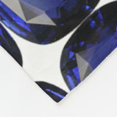Couverture Polaire Design Motif Blue Sapphire (Coin)