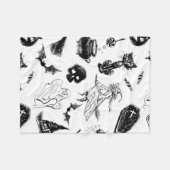 Couverture Polaire Design motif d'Halloween (Devant (Horizontal))