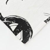 Couverture Polaire Design motif d'Halloween (Coin)