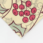 Couverture Polaire Design motif Holly berry (Coin)