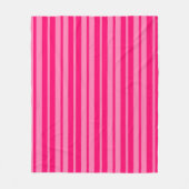 Couverture Polaire Design Motif léger et rose chaud (Devant)