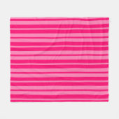 Couverture Polaire Design Motif léger et rose chaud (Devant (Horizontal))