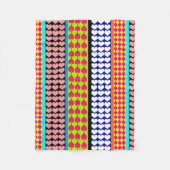 Couverture Polaire Design Motif moderne Boho Bohemian Stripes (Devant)