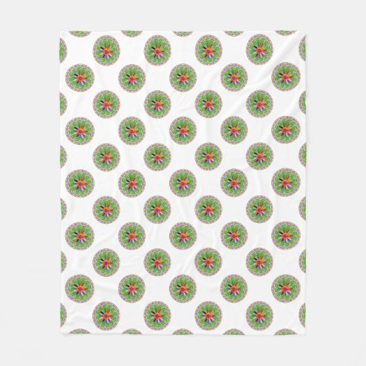 Couverture Polaire Design Otomi moderne (Devant)