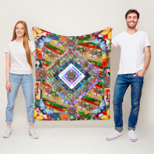 Couverture polaire design portugais