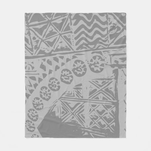 Couverture Polaire  Design Sables Géométriques  (Devant)