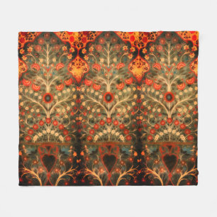 Couverture Polaire Design textile indien antique