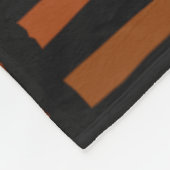 Couverture Polaire Design tribal géométrique africain chaud (Coin)