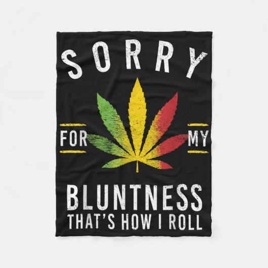 Couverture Polaire Désolé Pour Ma Bluntness, C'Est Comme Ça Que Je Ro (Devant)