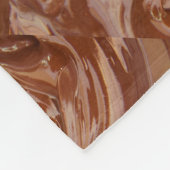 Couverture Polaire dessert tourbillon de cacao au chocolat fondu (Coin)