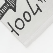 Couverture Polaire dessin à la main élément école doodé (Coin)