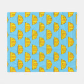 Couverture Polaire Dessin animé de casque jaune (Devant (Horizontal))