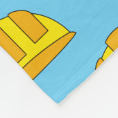 Couverture Polaire Dessin animé de casque jaune (Coin)