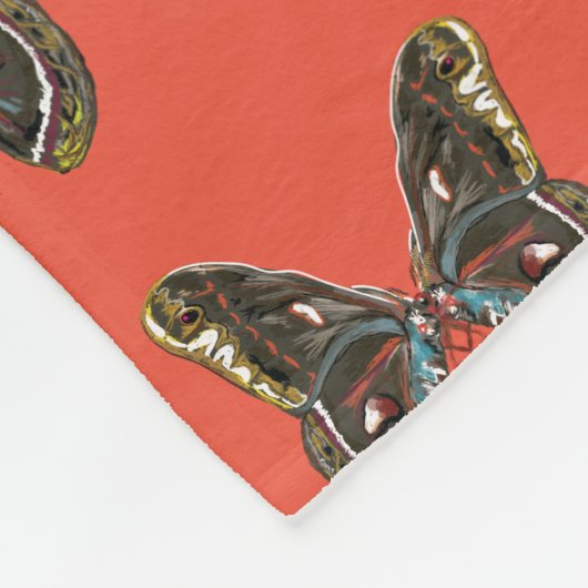 Couverture Polaire Dessin d'art à base de beurre exotique (Coin)