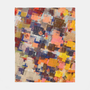 Couverture Polaire Dessin d'art moderne. Papier peint texture numériq