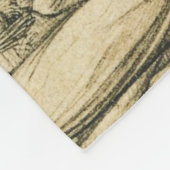 Couverture Polaire Dessin d'Astronomie noir blanc SUN & MOON (Coin)