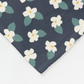 Couverture Polaire Dessin de fleurs (Coin)